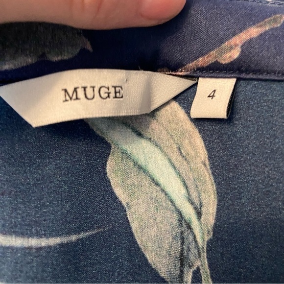 Muge women’s floral tunic blouse in size  4 - Picture 6 of 9